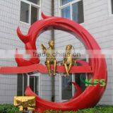 Outdoor Large Stainless Steel Yard Sculpture thumbnail-1