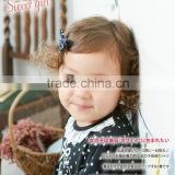 Japanese baby clothes manufacture high quality wholesale cute girl t shirts with lace infant clothing kids wear toddler garment