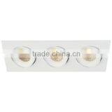 IP Rated Rotatable Dimmable 3*8W COB LED Downlight thumbnail-2