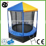 8ft trampoline with colorful roof kids indoor trampoline bed trampoline tent for sale