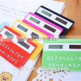 Promotional Gift Solar Power and Card Shape Mini Scientific Calculator / Electronic Gift Logo Custom Printed OEM Manufacturer thumbnail-6
