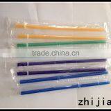 7.3X230MM Plastic Wrapped Straws With Circle