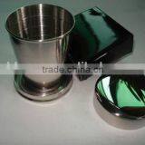 Hot Sale! Stainless Steel 304 Round Laser Logo Folded Cup thumbnail-6