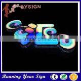 Best Quality Usage Metal Punching Holes Logo Sign Board thumbnail-3