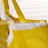 Reusable Yellow Hook and Loop Wholesale pp Woven Laminated Shopping Tote Bag thumbnail-3