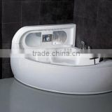 Massage bathtub bathroom vanity whirlpool spa underwater LED massage bathtub with LCD TV for 2 person 2013 G650