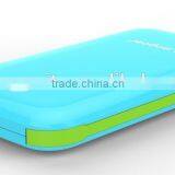 Kinetic Energy Cell Phone Charger, 5500mah Lithium Polymer Battery Power Bank With Built in Cables