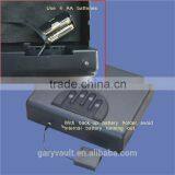 Wholesale- MD550 Micro Vault Digital Code Jewelry Car Handgun Pistol Portable A4 File Security Storage Steel Mini Safe Box thumbnail-3