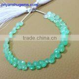 Chrysoprase 4.75 mm Faceted Heart thumbnail-1