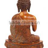 Blessing Buddha Sitting on Base 12" thumbnail-3