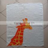kitchen digital printed linen tea towel for home decorationl&gift,animal-giraffe design-1