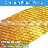 Factory Directly Sell Removable 4D Carbon Fiber Chrome Stickers For Cars thumbnail-3