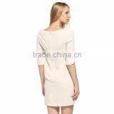 Women's False Fake Two Pieces Wear to Work Party Short Sleeve Dress OEM Type ODM Manufacturer Clothes Factory Guangzhou thumbnail-3
