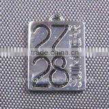 Small Rectangle Metal Tag