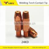 CO2 MIG Welding Torch Parts Contact Tip M6*28 E-Cu Or CuCrZr