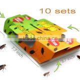 Mr Bug Cockroach Traps Roach Killer for German and American Cockroaches Control Include Attractant Bait, 10 Sets Each Box