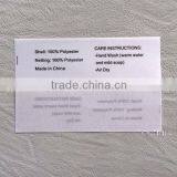 Printed Satin Tape Silk Washing Care Label for Arab Headscarf thumbnail-2