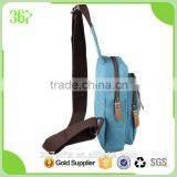 Men's Canvas Cross Body Chest Bag Hiking Camping Cycling Waist Bag thumbnail-3