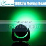 108X3W RGBW Zoom Moving Head Beam thumbnail-2