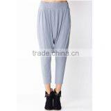 Women High Waist Blank Loose Harem Trousers Wholesale for Summer thumbnail-1