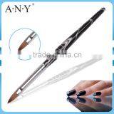 ANY Nail Art Plastic Acrylic Handle Pure Sable Nail Acrylic Brush Natural Hair thumbnail-1