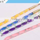 ANY Professional Nail Art Building Care 4PCS Wire Brush Set Pure Kolinsky Acylic Brush thumbnail-6