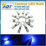 ERROR FREE CANBUS T5 2 LED 5630 SMD Side Light Bulb Xenon White
