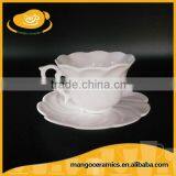 Wholesale Wedding Banquet Use Porcelain Tea Cups and Saucers thumbnail-1