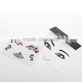 Customize Easy Peel off Full Face Game Tatoo Face Mask Tattoos thumbnail-4