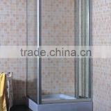 shower enclosure shower box with aluminium frame with one door folding S218