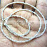 Loose NATURAL DIAMOND BEADS NECKLACE Faceted Strand Chain