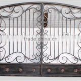 Handmade decortaive wrought iron fence designs/Manufacture
