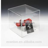 8 inch clear large acrylic square display box