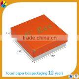 Orange Paper Packaging Gift Fancy Jewellery Box thumbnail-2