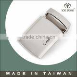 Company Logo Plain Flat Metal Belt Buckle Backs Easy Release thumbnail-1