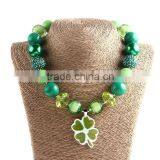 2016 Charm Design Baby Chunky Beads Necklace Colorful Bubblegum Beads Necklace Children Kids Favors Gift