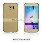 Hot Transparent Black 0.8MM Thin PC+TPU Phone Cases for S6 thumbnail-1