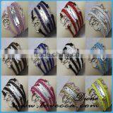 New Jewelry Fashion Leather Bracelet Infinity Love Braid Bracelet thumbnail-1