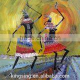 Modern Portrait Women Handmade Oil Painting 17695 thumbnail-1