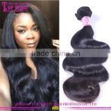 Top quality 100% virgin human hair weft guaranteed quality brazilian body wave hair weft