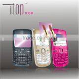 Purple Mirror Screen Protector for Nokia C3