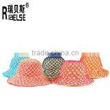 Cheap Lady Hat Fashion Bucket Straw Hat Promotion Raffia Handmade thumbnail-4