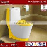 Sanitary Equipment Colored Toilet Bowl ,Hot Sell Yellow Toilet, High Quality Western Toilet Price thumbnail-5