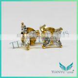 New Style Fashion Earrings Super White Marquise Cut Moissanite Diamond Earrings thumbnail-4