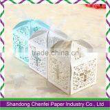 Decorative Christian Cross Design Candy Box for Baby Shower