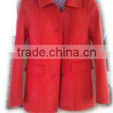 Red 2 Side Wool Coat