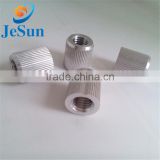 Made in china machining parts, stainless steel nut with thread