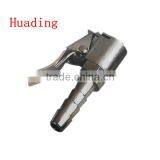 1/4 " 5/16" Hose Barb Air Chuck ,brass Body With Clip thumbnail-2