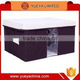Home Underwear Bra Socks Clothes Storage Case With See-through Window-coffee L Size thumbnail-1
