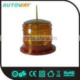 Hotsale Energy Saving Led Yellow Solar Flashing Warning Light thumbnail-1
